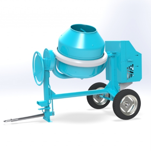 Model Concrete mixer (Diesel / Gasoline) 300 lt -  C 360 2RP of available Concrete mixers | Plus Line by OMAER